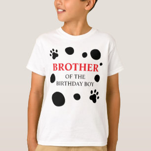 Dalmatian Spots Brother of the Birthday Boy/Girl T-Shirt
