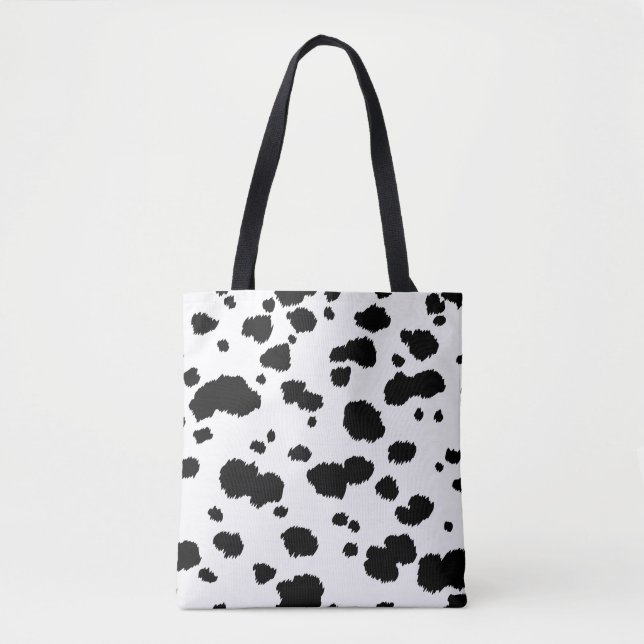 Dalmatian Spots Pattern Dog Dalmation Spot Dots Tote Bag (Front)