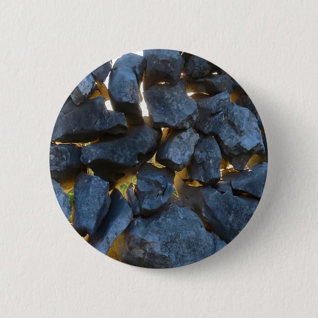 Dalmatian Stone Wall Texture 6 Cm Round Badge (Front)
