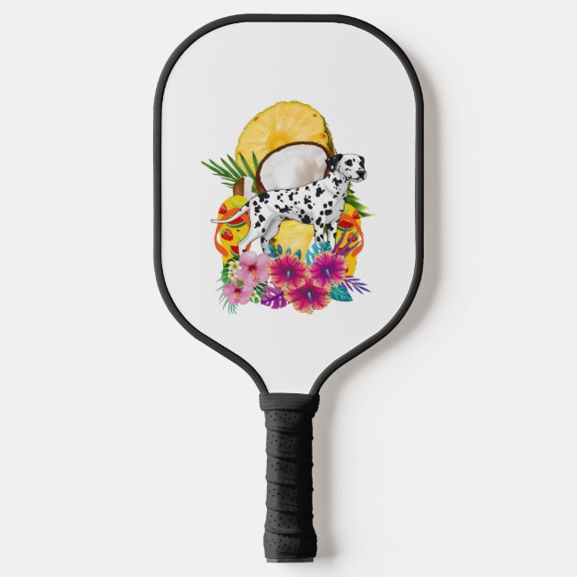 Dalmatian Summer funny shirt Pickleball Paddle (Front)
