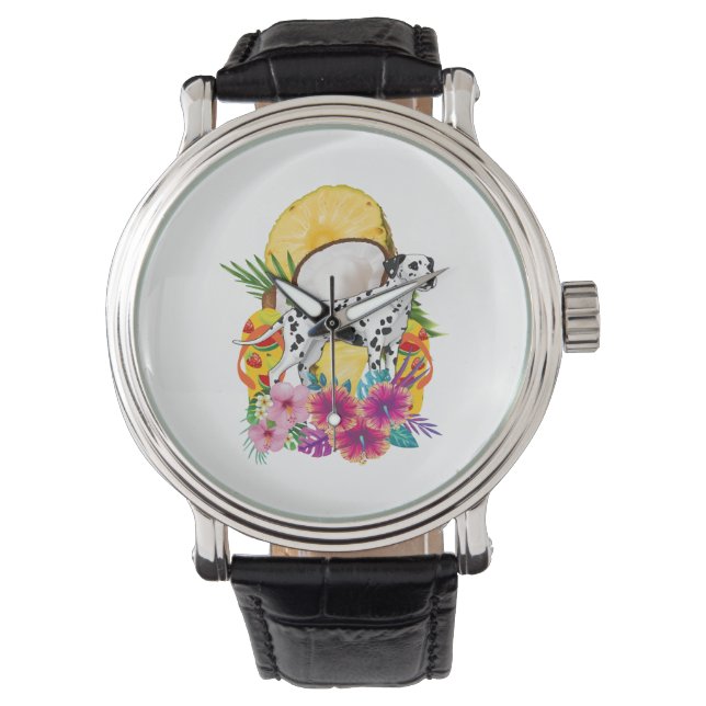 Dalmatian Summer funny shirt Watch (Front)