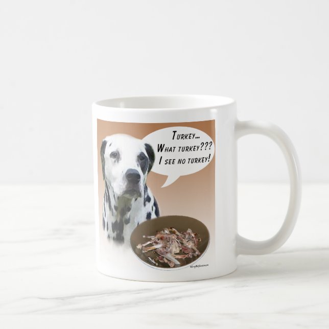Dalmatian Turkey Coffee Mug (Right)