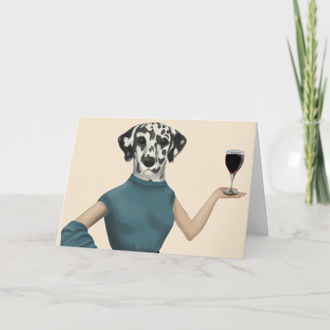 Dalmatian Wine Snob Card (Front)