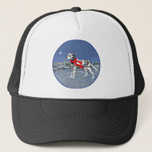 Dalmatian Winter Night Trucker Hat