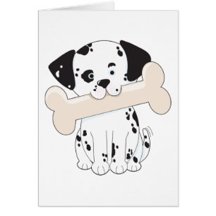Dalmatian with Bone