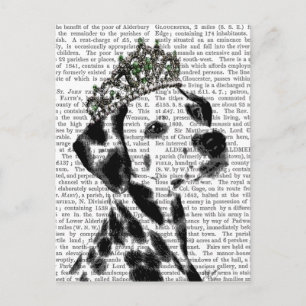 Dalmatian with Tiara 2 Postcard