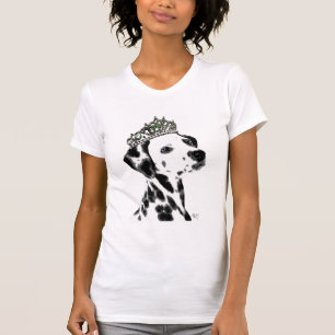 Dalmatian with Tiara 2 T-Shirt
