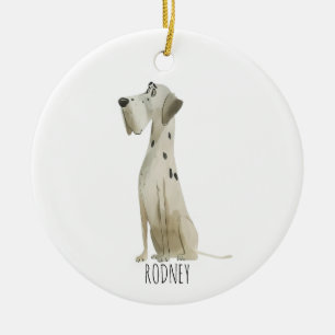 Dalmatians Dog Ceramic Ornament