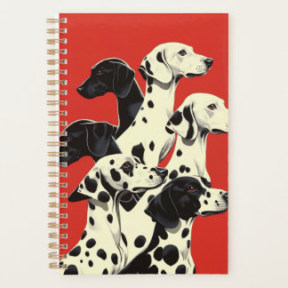 Dalmatians in Formation Print | Bold Dog Art Planner