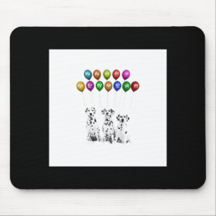 Dalmatians Wishing Happy New Year 2016 _1  Mouse Pad