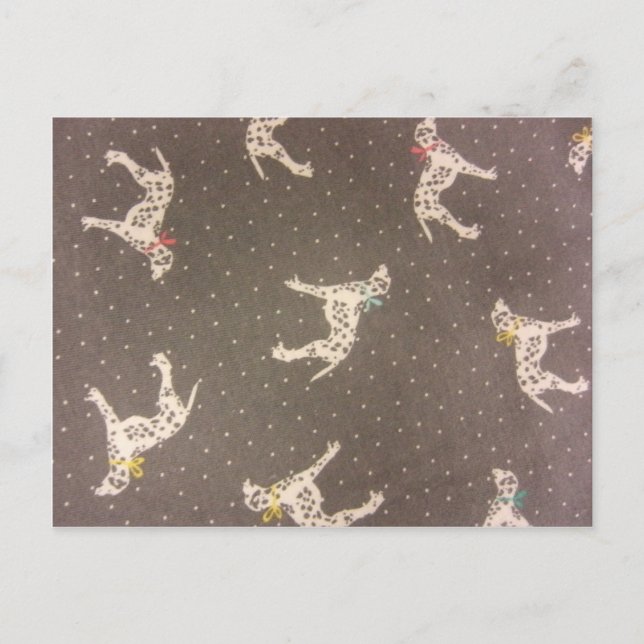 Dalmatians with Bows Postcard (Front)