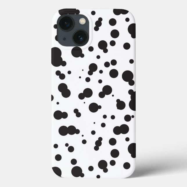 Dalmatine Dots Pattern Case-Mate iPhone Case (Back)