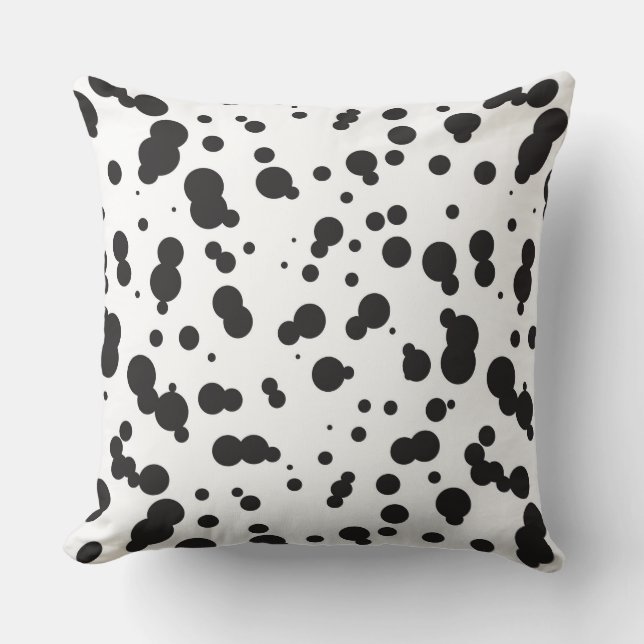Dalmatine Dots Pattern Cushion (Front)