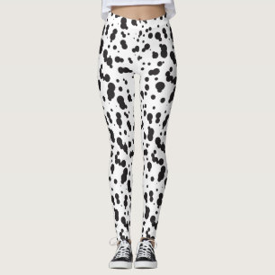 Dalmatine Dots Pattern Leggings