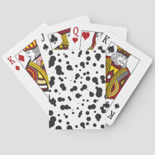 Dalmatine Dots Pattern Playing Cards