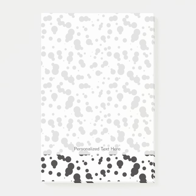 Dalmatine Dots Pattern Post-it Notes (Front)