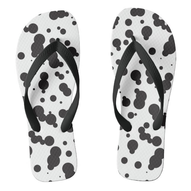 Dalmatine Dots Pattern Thongs (Footbed)
