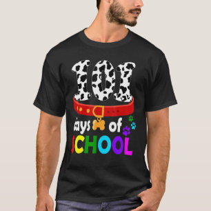 Dalmation Dog 101 Days Of School T Teachers Kids T-Shirt