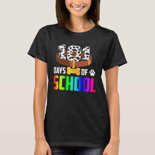 Dalmation Dog 101 Days Of School Teachers T-Shirt