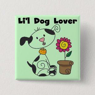 Dalmation Dog Lover Tshirts and Gifts 15 Cm Square Badge