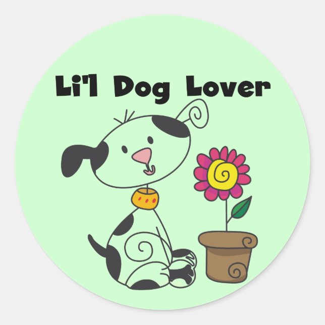 Dalmation Dog Lover Tshirts and Gifts Classic Round Sticker (Front)