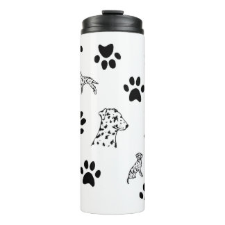 Dalmation puppies paws thermal tumbler