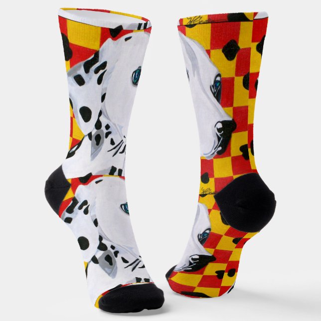 Dalmation Socks (Angled)