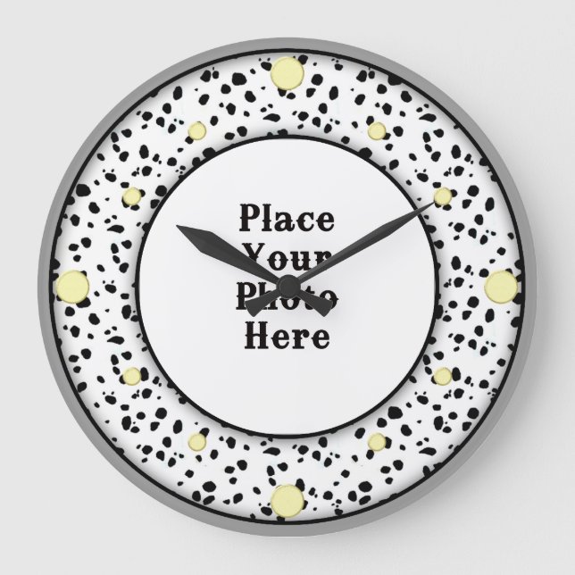 Dalmation Your Photo Wall Clock (Front)