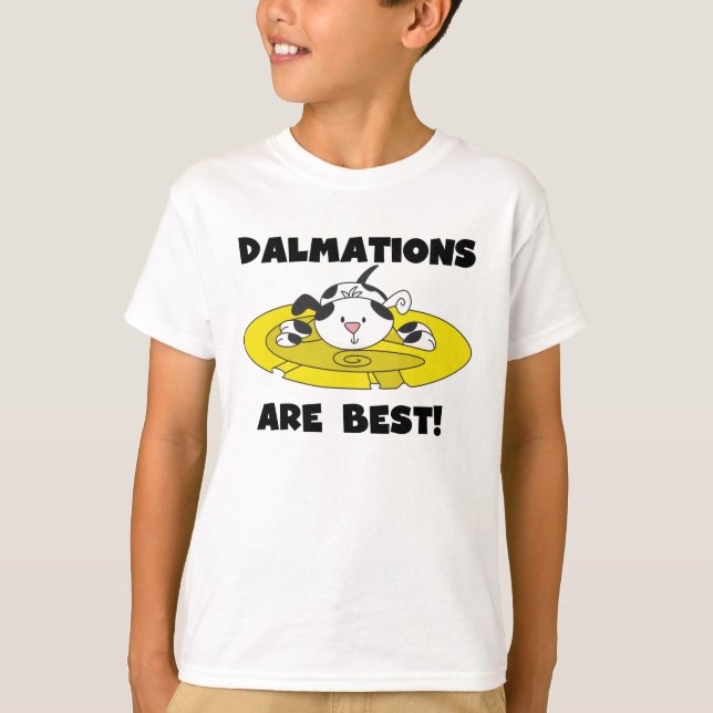 Dalmations Are Best T-shirt (Front)