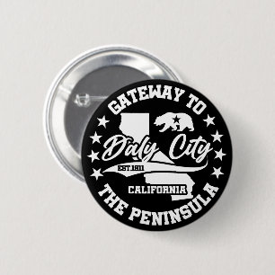 Daly City,California 6 Cm Round Badge