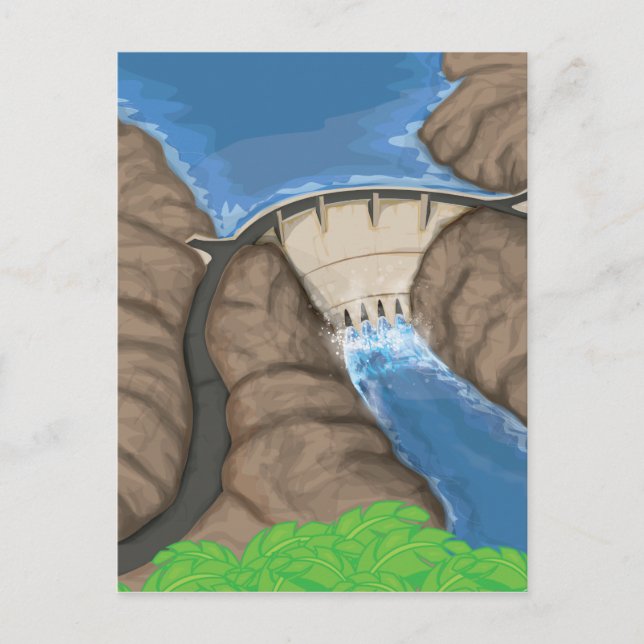 Dam Postcard (Front)