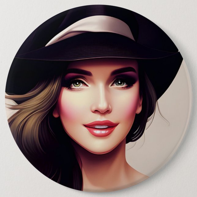 DAMA 6 CM ROUND BADGE (Front)