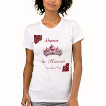 Dama de Honour Red Roses Quinceañera Name Space