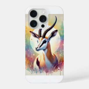 Dama Gazelle 010824AREF101 - Watercolor iPhone 15 Pro Case