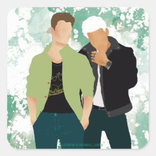 Damaged Like Us - AC Square Sticker