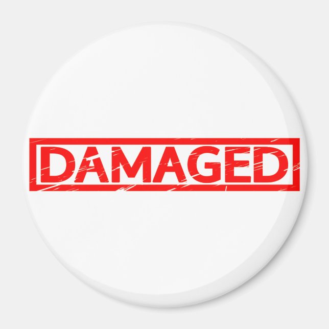 Damaged Stamp Magnet (Front)