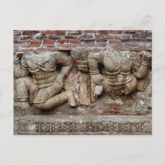 Damaged Thai Warriors Postcard