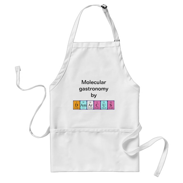 Damarcus periodic table name apron (Front)