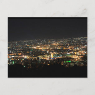 Damascus at night - Syria Postcard