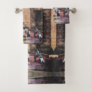 Damascus Golden Gate, Old Jerusalem Bath Towel Set