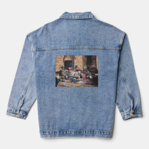 Damascus Golden Gate, Old Jerusalem Denim Jacket