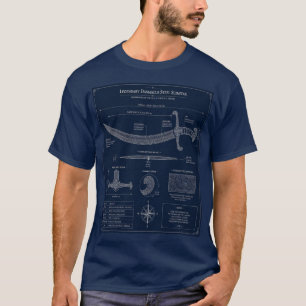 Damascus Scimitar Blueprint Shirt