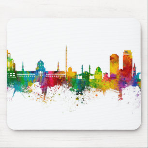 Damascus Syria Skyline Mouse Pad