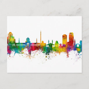Damascus Syria Skyline Postcard