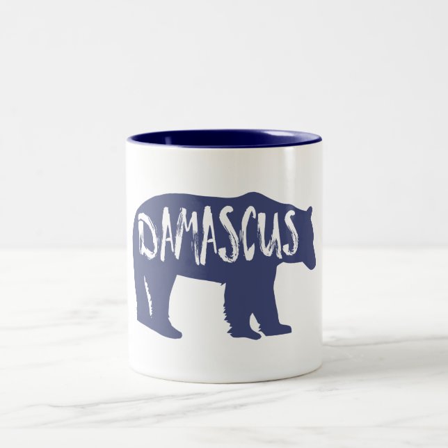 Damascus Virginia Bear Two-Tone Coffee Mug (Center)