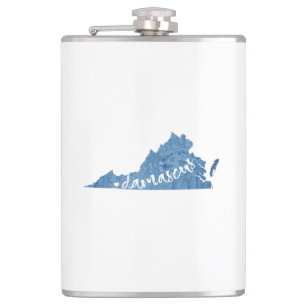 Damascus, Virginia Hip Flask