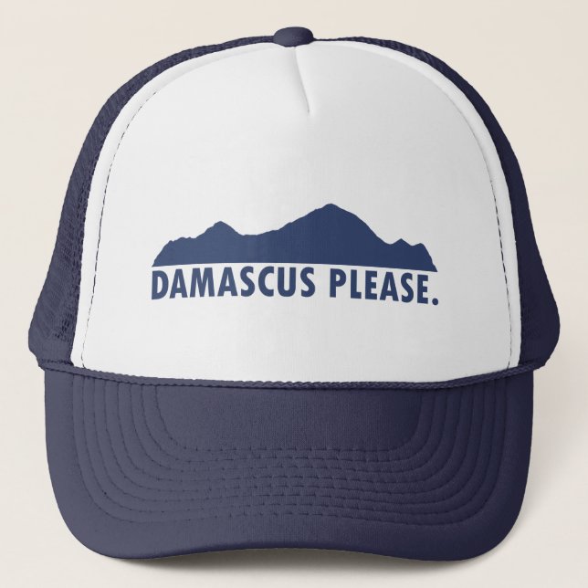 Damascus Virginia Please Trucker Hat (Front)