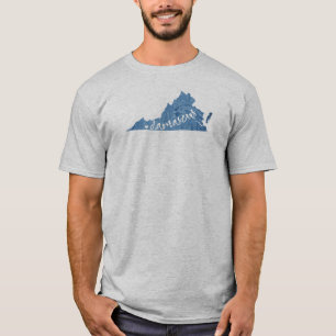 Damascus, Virginia Wood Grain T-Shirt