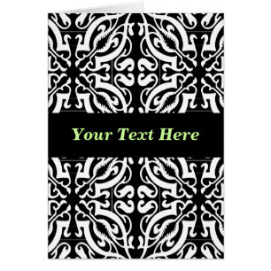 Damask 1 (black & white)