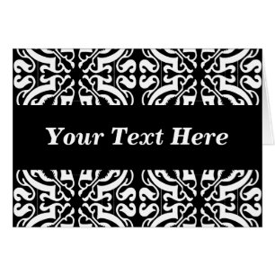 Damask 1 (black & white)